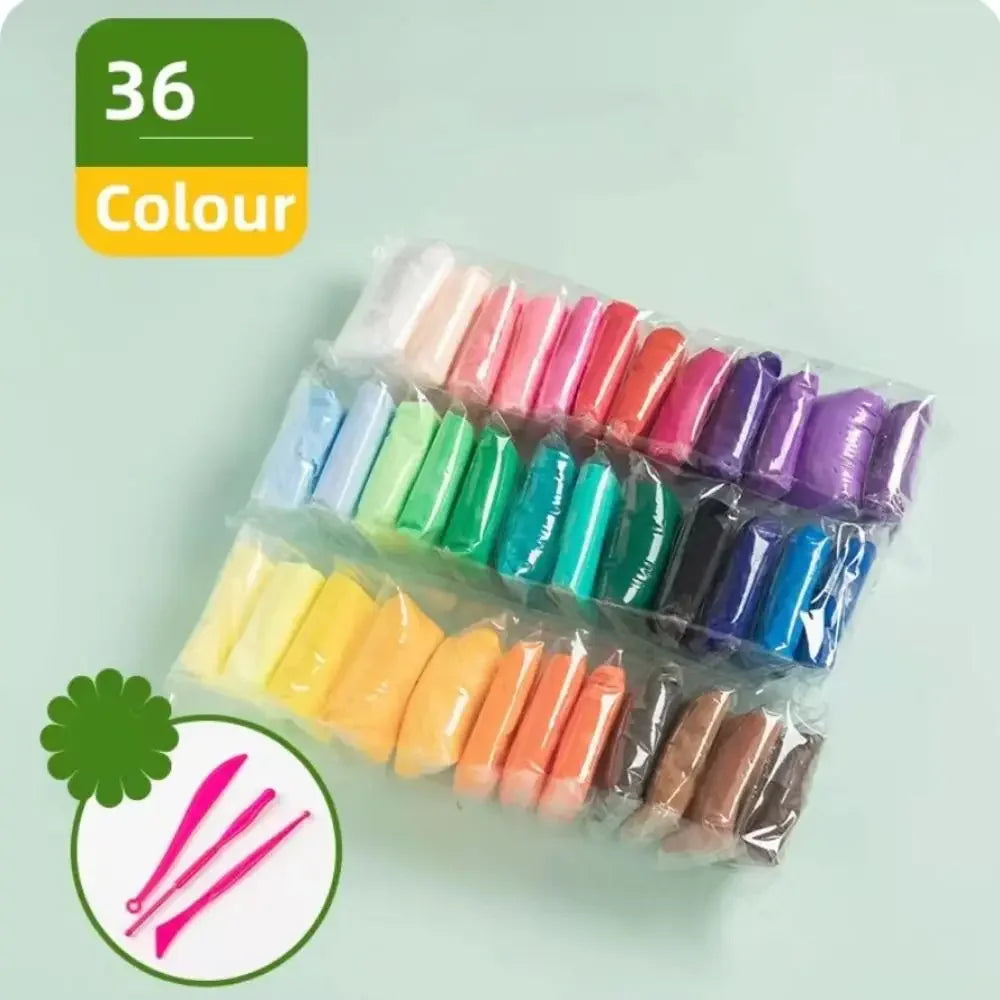 New 24/32 Colors High Quality Polymer Clay Blocks DIY with Tools Oven Bake Clay Colorful Lightweight Molding Plasticine Gift