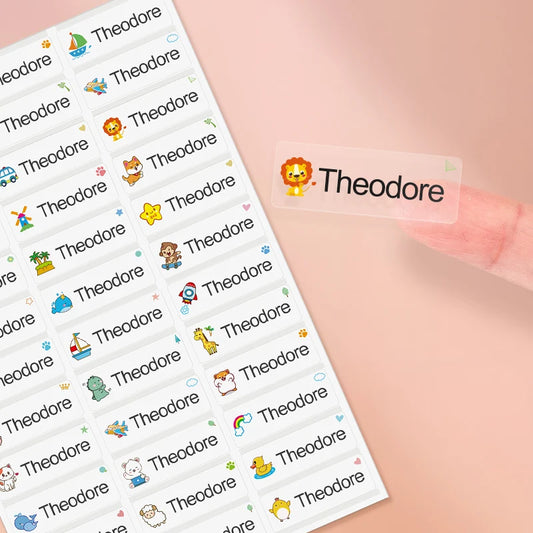 Personalized Waterproof Labels | Custom Name Stickers for School Supplies, Eco-Friendly Adhesive Tags for Bottles & Crafts – Comfort‑First Design | Sensory Style