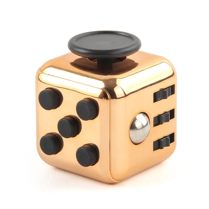 Solid Color Fidget Decompression Dice for Release Stress Autism Anxiety Relieve Adult Kids Stress Relief Anti-Stress Fingertip
