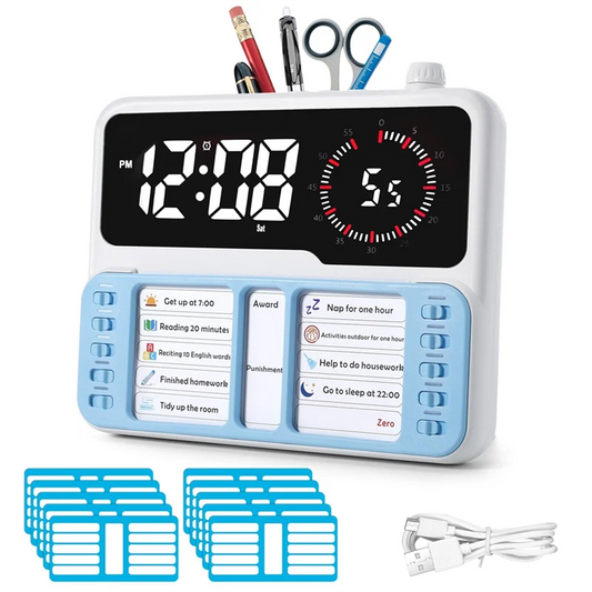 Sensory Selfie – Hot Sale-Visual Timer For Kids-Digital Alarm Included-Task Chart Planning Board& Time Management Tool For Autism& ADHD – Quick Check‑In | Prompt Cards & Scales