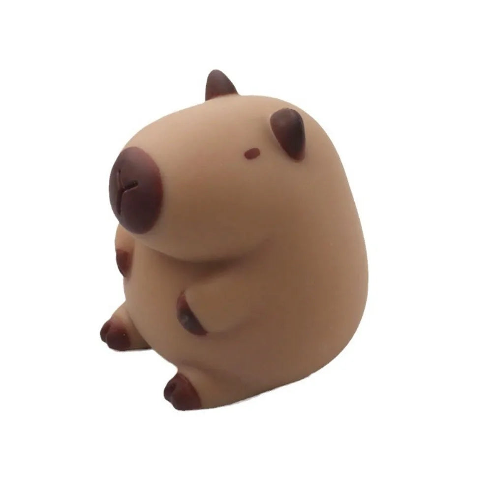 Cartoon Capybara Squeeze Toys Creative Pinch Stress Relief Decompression Toys Slow Rebund Fingertip Fidget Sensory Toy