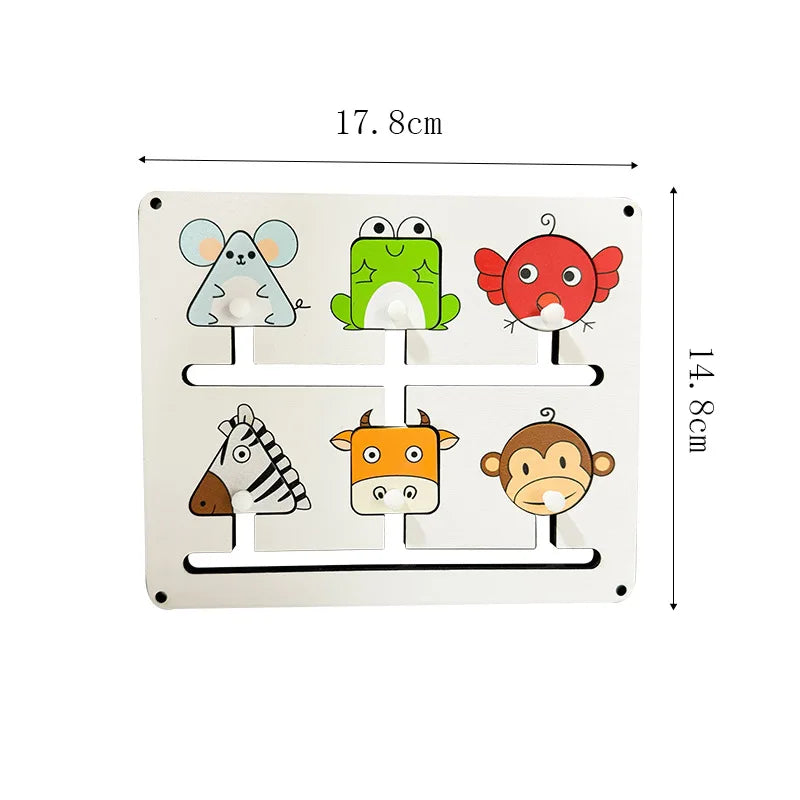 DIY Early Education Busy Board Montessori Puzzle Toy Accessories Bead Ringing Children's Sensory Training Hands Flexibility