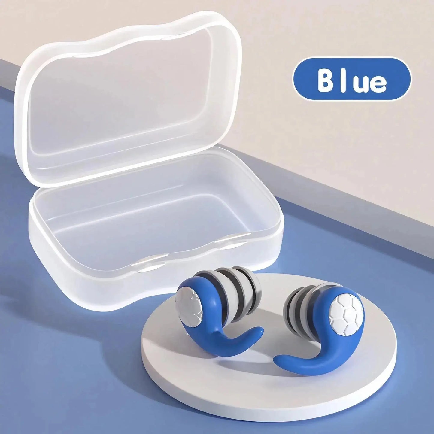 Sleeping Ear Plugs Noise Reduction Silicone Waterproof Earplug Professional Soundproof Earplug Three-Layer Mute Filter for Ears
