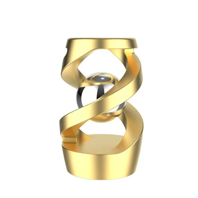 Magnetic Levitation Anti-Gravity Spinning Gyroscope Metal Desk Fidget Toy for Stress Relief Anxiety Hypnotic Floating Ornament