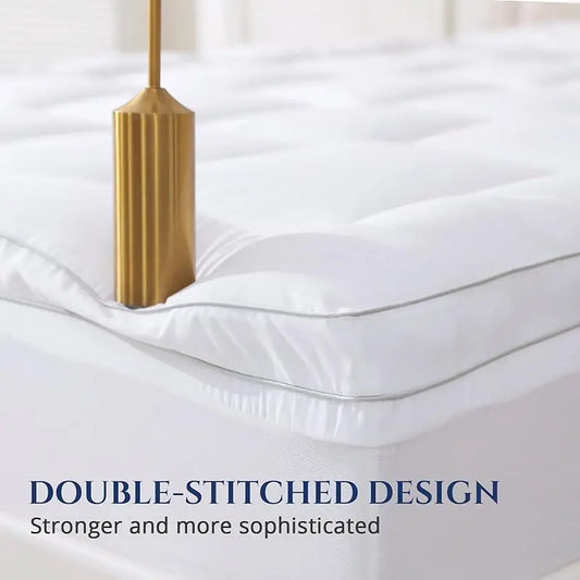 Mattress Topper for Back Pain, Extra Thick Mattress Cover Quilted Fitted Mattress Protector Plush Pillow Top Deep Elastic Pocket – Space‑Wise Sensory Support | Setup & Flow