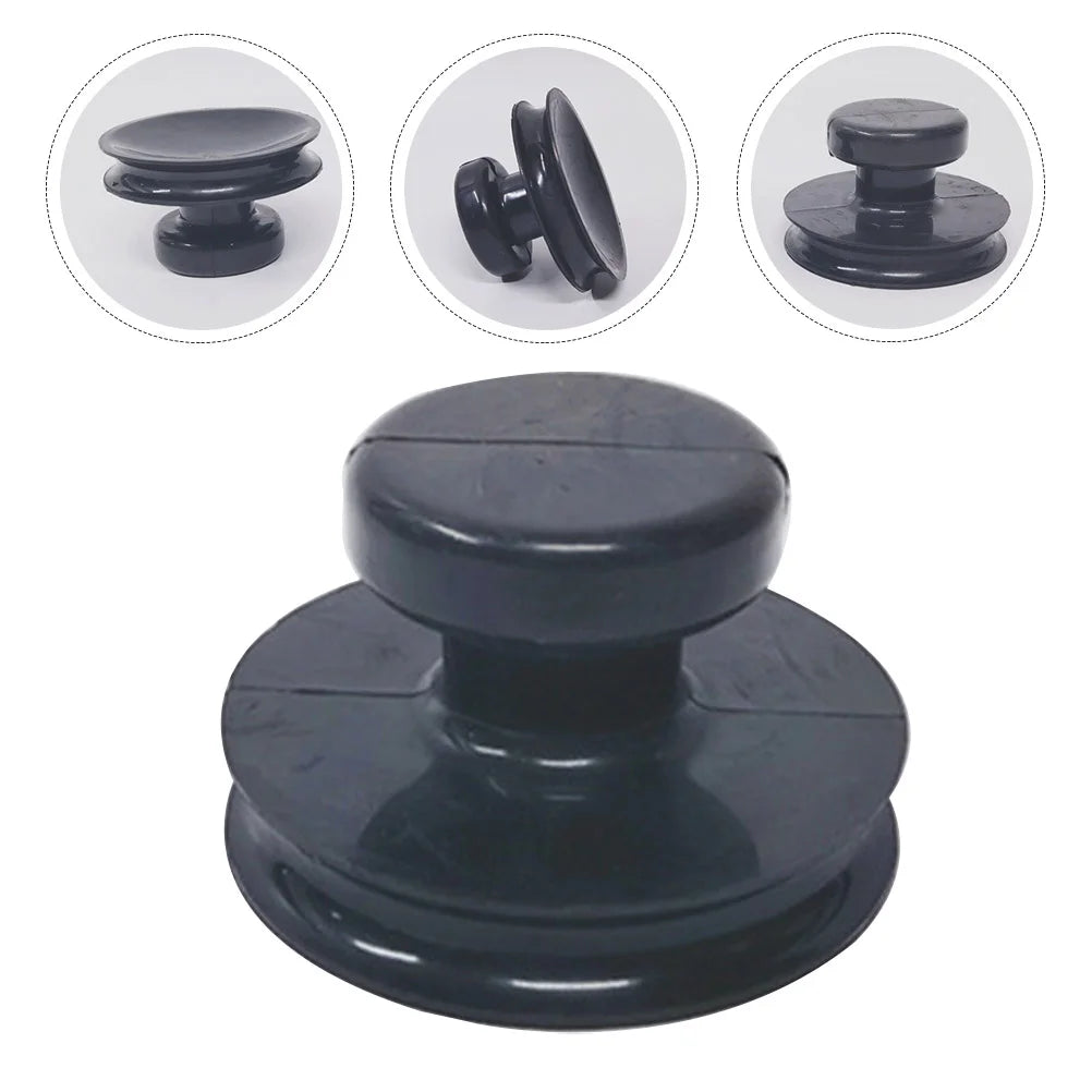 Chakra Bowls Suction Handle Singing Supply Meditation Rubber Practical Sound Handles