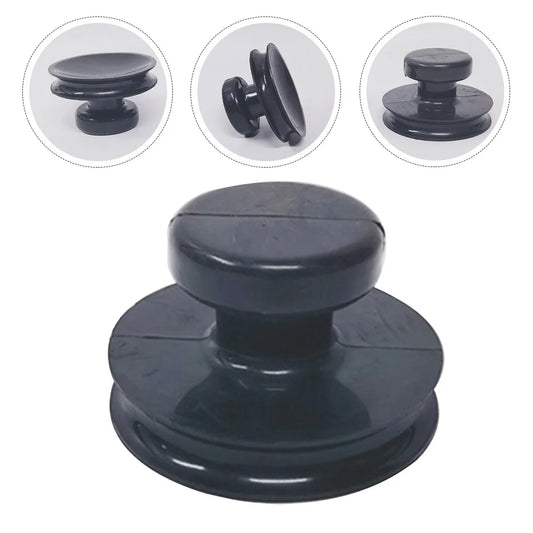 Chakra Bowls Suction Handle Singing Supply Meditation Rubber Practical Sound Handles