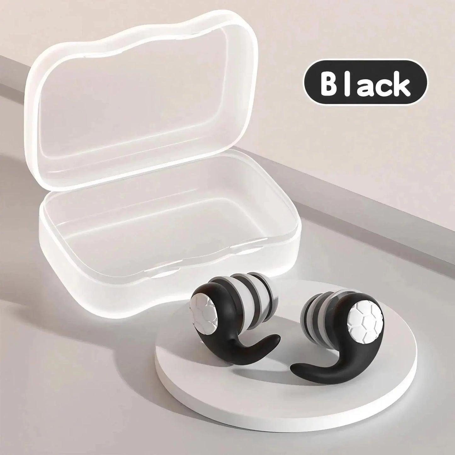 Sleeping Ear Plugs Noise Reduction Silicone Waterproof Earplug Professional Soundproof Earplug Three-Layer Mute Filter for Ears