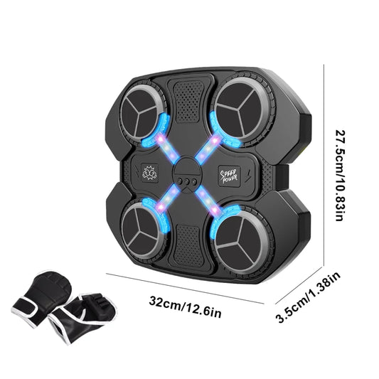Smart Music Boxing Machine Boxing Training Wall Target Children Sports Fitness RGB Light Boxing Trainer Home Punching Equipment