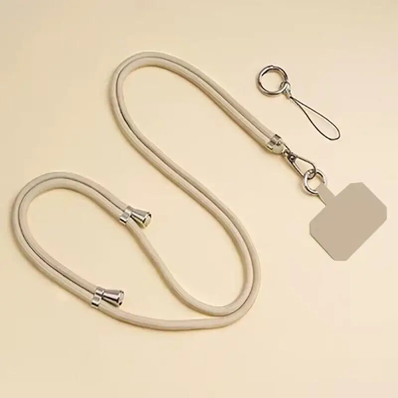 Upgrade Crossbody Lanyard Neck Strap With Ring Universal Mobile Phone Adjustment Long Hanging Rope With Clip Anti-lost Lanyard