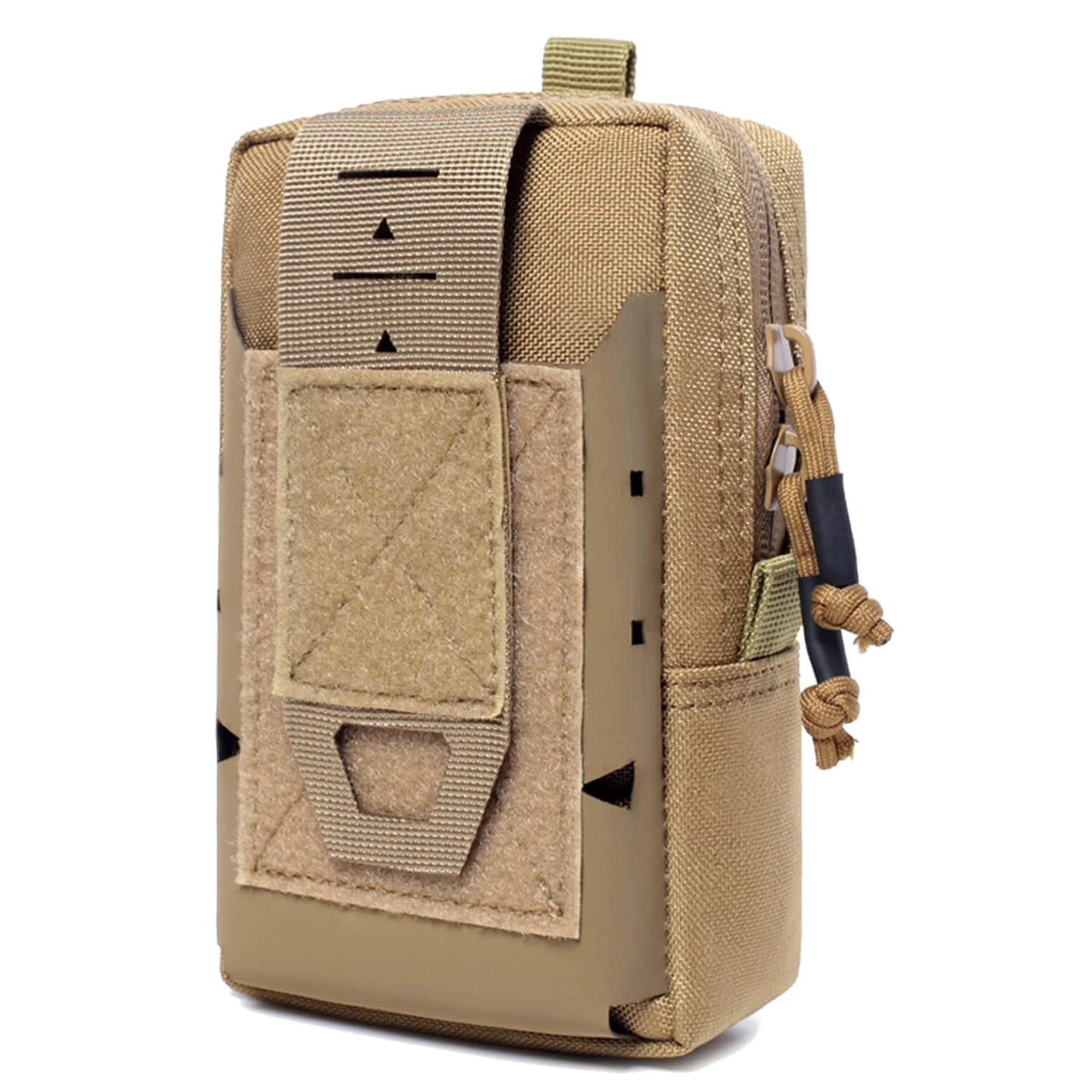 Multipurpose Tactical Molle Mobile Phone Belt Pouch EDC Gadget Slim Utility Waist Bag with Cellphone Holster