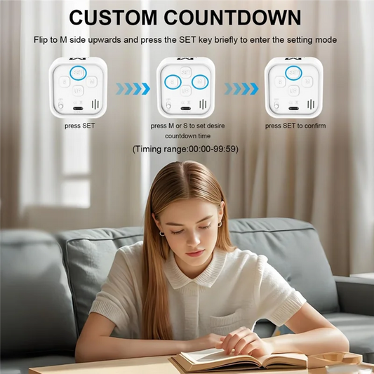 Sensory Selfie – A69epreset + Custom Countdown Silent Mode Ideal For ADHD Tool Study Work School (White) – Self‑Awareness Ritual | Awareness Tool