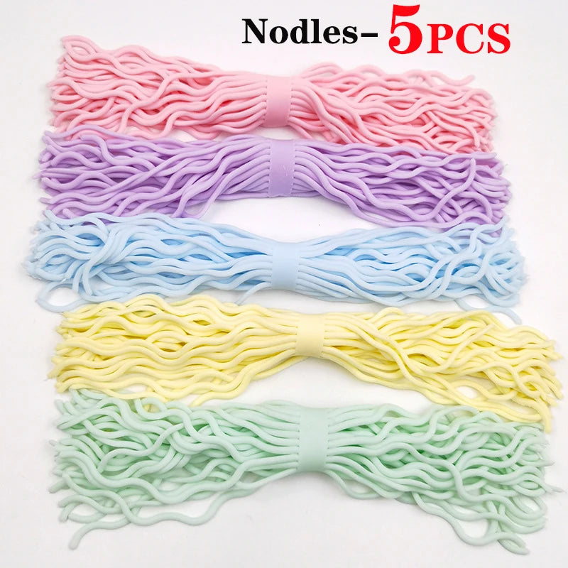 5/30PCS Funny Stretch Sensory Toys Unicorn Caterpillar Dinosaur Alpaca Kawaii Fidget Toys Stress Relief Gifts for Children Adult