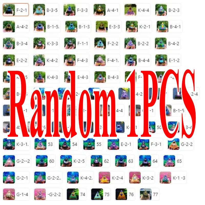 Natural Crystals Tiger Eye Tree of Life Orgonite Pyramid Healing Energy Reiki Chakra Multiplier Amethyst Meditation Lucky Stone