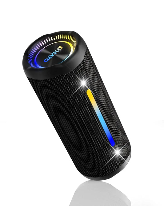 Ohayo X10max Portable Speaker 35W Bluetooth Speaker with RGB Lights Soundbar, Support AUX in, MicroSD,USB Play – Sensory Relief On‑Demand | Flexible Symptom Support